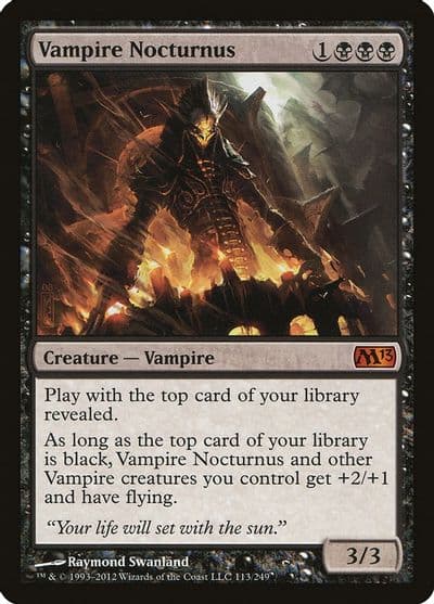 Vampire Nocturnus Magic 2013 (M13) Magic card