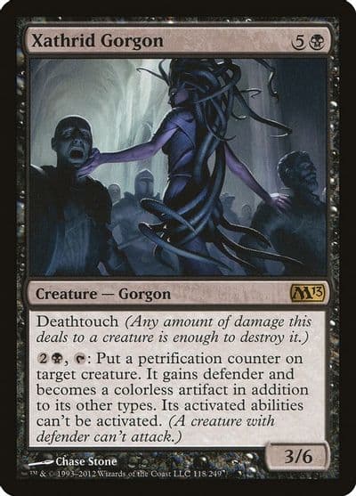 Xathrid Gorgon Magic 2013 (M13) Magic card