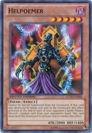 Helpoemer Gold Series: Haunted Mine Yu-Gi-Oh! card