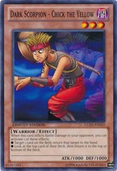Dark Scorpion Chick the Yellow Gold Series: Haunted Mine Yu-Gi-Oh! card