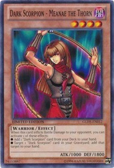 Dark Scorpion Meanae the Thorn Gold Series: Haunted Mine Yu-Gi-Oh! card