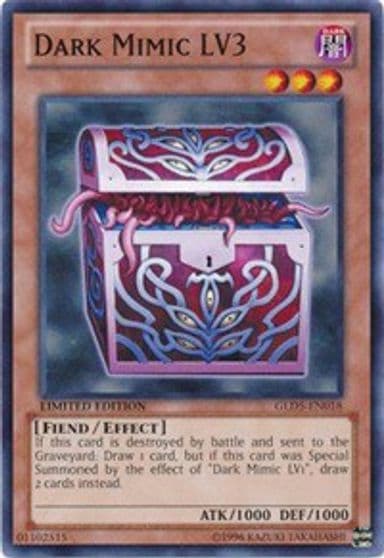 Dark Mimic LV3 Gold Series: Haunted Mine Yu-Gi-Oh! card