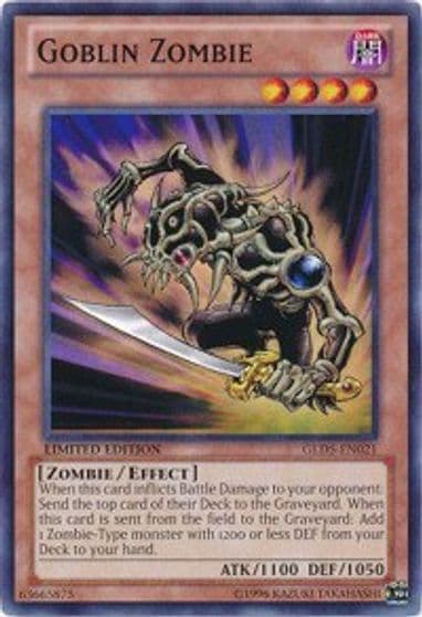 Goblin Zombie Gold Series: Haunted Mine Yu-Gi-Oh! card