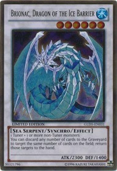 Brionac Dragon of the Ice Barrier Gold Series: Haunted Mine Yu-Gi-Oh! card