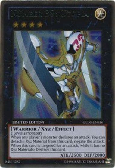 Number 39 Utopia Gold Series: Haunted Mine Yu-Gi-Oh! card