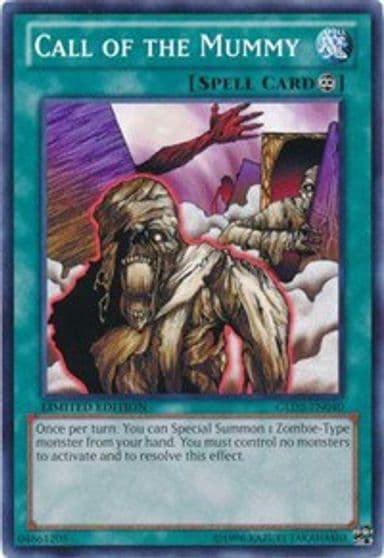 Call of the Mummy Gold Series: Haunted Mine Yu-Gi-Oh! card