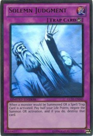 Solemn Judgment Gold Series: Haunted Mine Yu-Gi-Oh! card