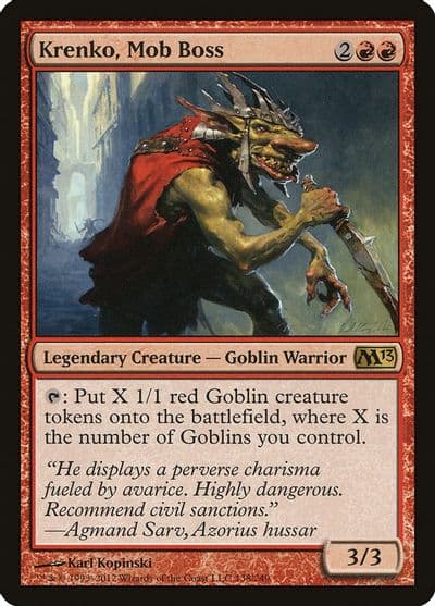 Krenko Mob Boss Magic 2013 (M13) Magic card