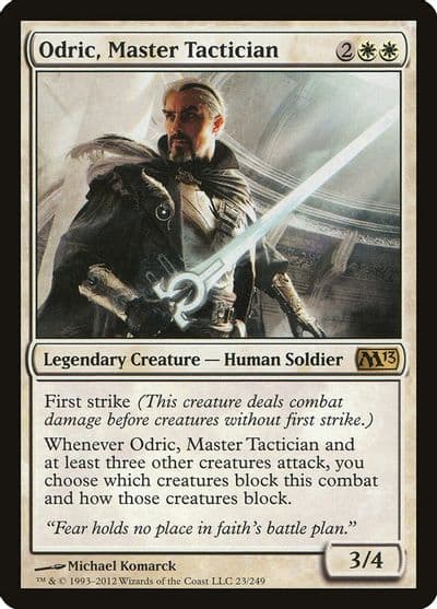 Odric Master Tactician Magic 2013 (M13) Magic card