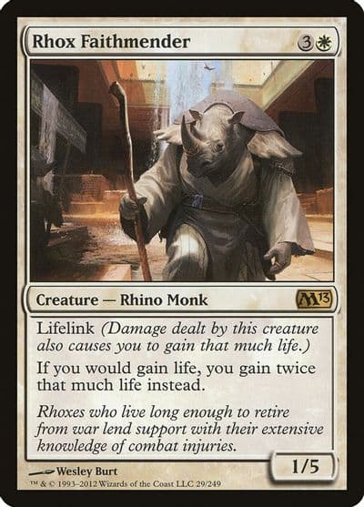 Rhox Faithmender Magic 2013 (M13) Magic card