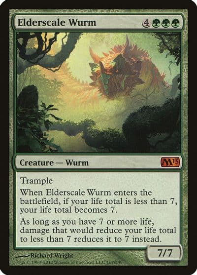 Elderscale Wurm Magic 2013 (M13) Magic card