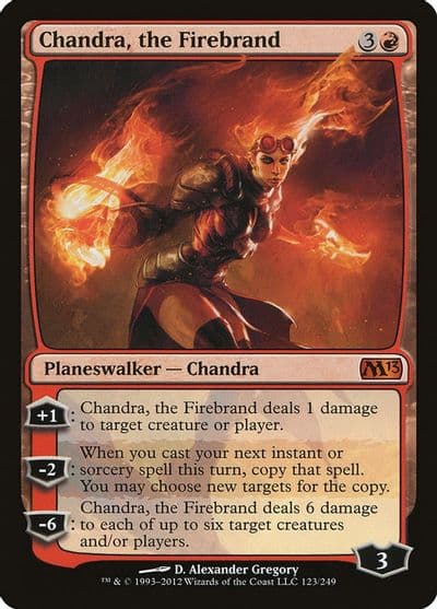 Chandra the Firebrand Magic 2013 (M13) Magic card