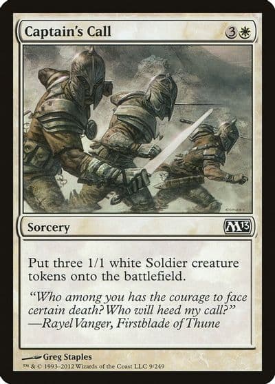 Captains Call Magic 2013 (M13) Magic card