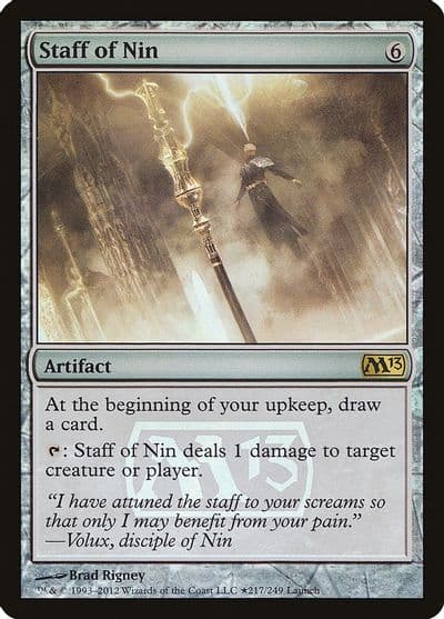 Staff of Nin Launch Party & Release Event Promos Magic card