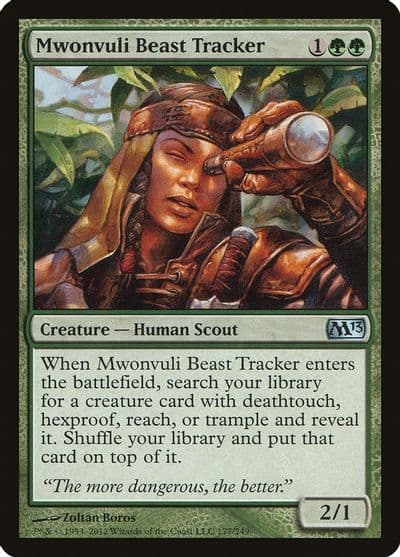 Mwonvuli Beast Tracker Magic 2013 (M13) Magic card