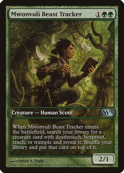 Mwonvuli Beast Tracker Game Day & Store Championship Promos Magic card