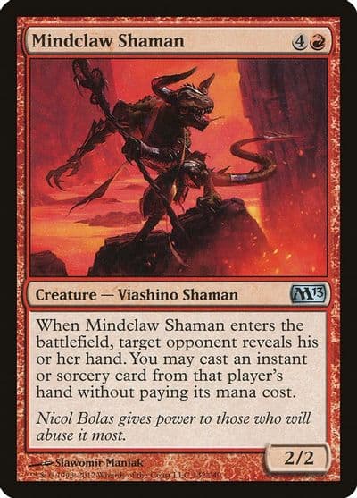 Mindclaw Shaman Magic 2013 (M13) Magic card
