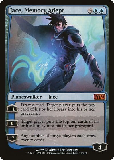 Jace Memory Adept Magic 2013 (M13) Magic card
