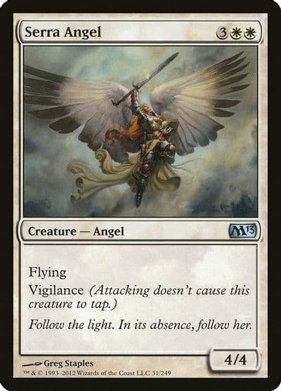 Serra Angel Magic 2013 (M13) Magic card