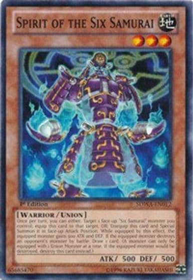 Spirit of the Six Samurai Structure Deck: Samurai Warlords Yu-Gi-Oh! card
