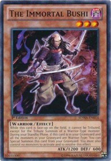 The Immortal Bushi Structure Deck: Samurai Warlords Yu-Gi-Oh! card