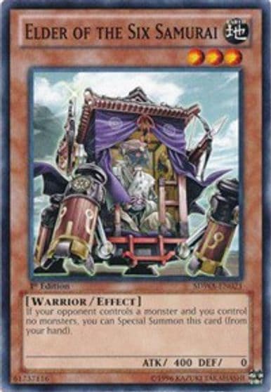 Elder of the Six Samurai Structure Deck: Samurai Warlords Yu-Gi-Oh! card
