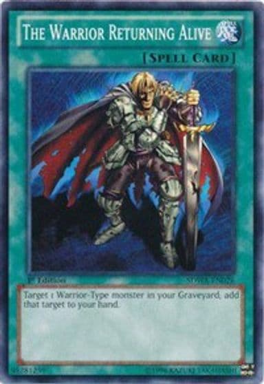 The Warrior Returning Alive Structure Deck: Samurai Warlords Yu-Gi-Oh! card