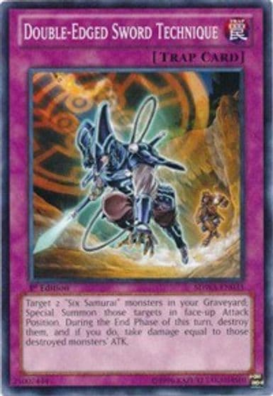 Double Edged Sword Technique Structure Deck: Samurai Warlords Yu-Gi-Oh! card