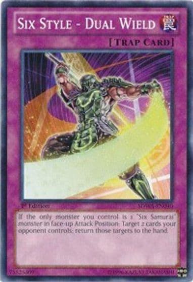 Six Style Dual Wield Structure Deck: Samurai Warlords Yu-Gi-Oh! card