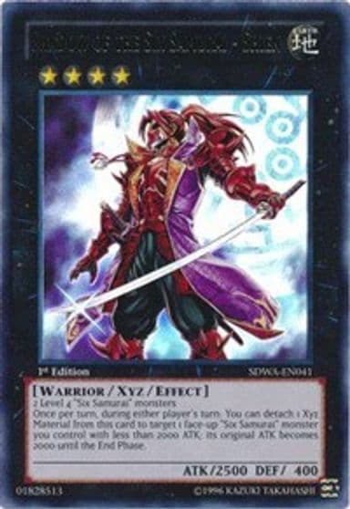 Shadow of the Six Samurai Shien Structure Deck: Samurai Warlords Yu-Gi-Oh! card