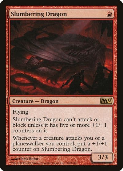 Slumbering Dragon Magic 2013 (M13) Magic card