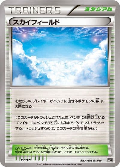 Sky Field SM: The Best of XY Pokemon card