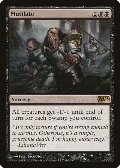 Mutilate Magic 2013 (M13) Magic card