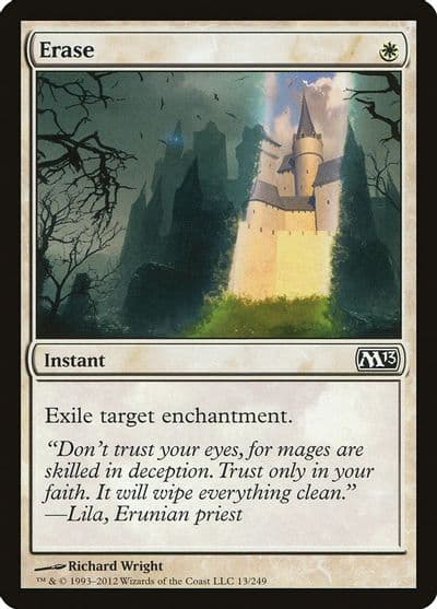 Erase Magic 2013 (M13) Magic card