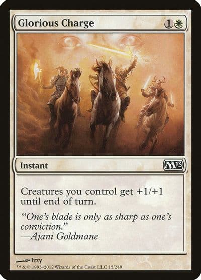 Glorious Charge Magic 2013 (M13) Magic card