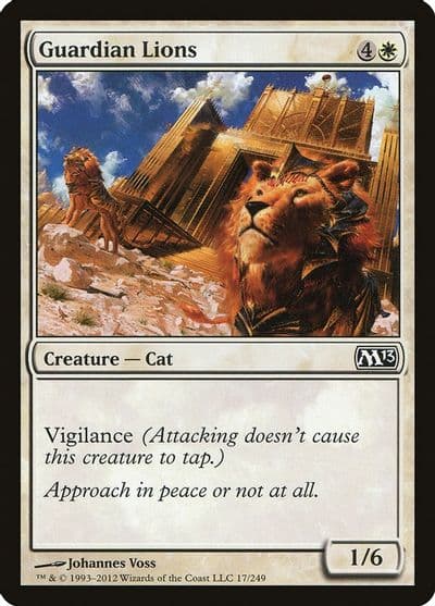 Guardian Lions Magic 2013 (M13) Magic card