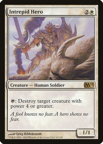Intrepid Hero Magic 2013 (M13) Magic card