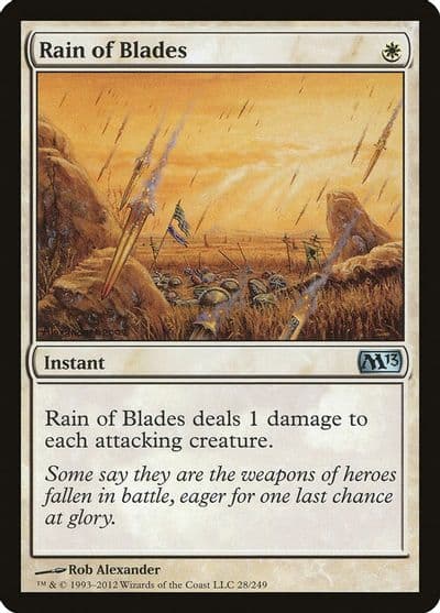 Rain of Blades Magic 2013 (M13) Magic card