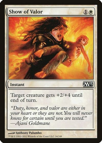 Show of Valor Magic 2013 (M13) Magic card