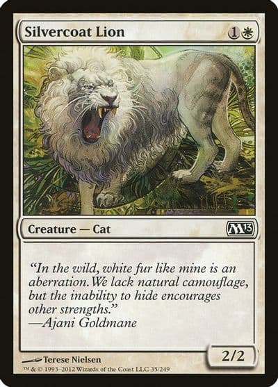 Silvercoat Lion Magic 2013 (M13) Magic card