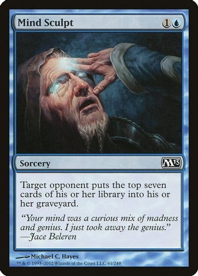 Mind Sculpt Magic 2013 (M13) Magic card