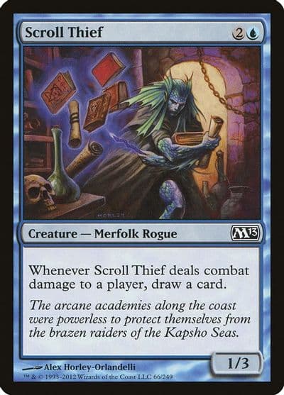 Scroll Thief Magic 2013 (M13) Magic card