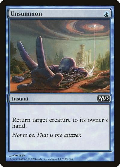 Unsummon Magic 2013 (M13) Magic card