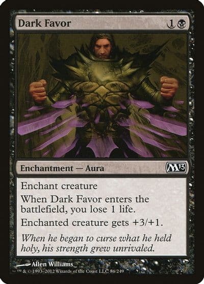 Dark Favor Magic 2013 (M13) Magic card