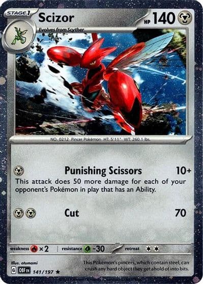 Scizor (Cosmos Holo) Miscellaneous Cards & Products Pokemon card
