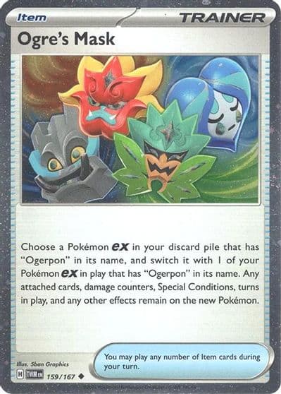 Ogre's Mask (Cosmos Holo) Miscellaneous Cards & Products Pokemon card