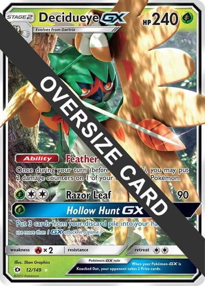 Decidueye GX (Decidueye GX Challenge Box) Jumbo Cards Pokemon card