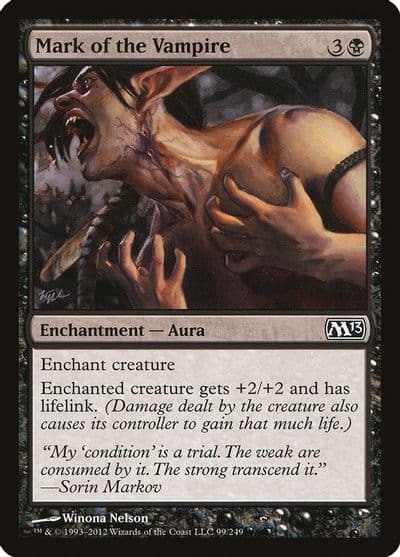 Mark of the Vampire Magic 2013 (M13) Magic card
