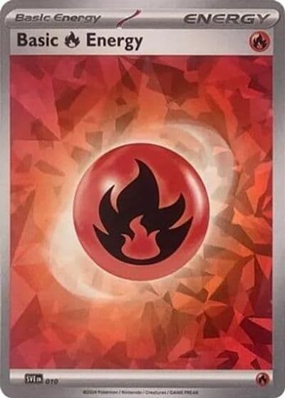 Basic Fire Energy (Cracked Ice Holo) SVE: Scarlet & Violet Energies Pokemon card