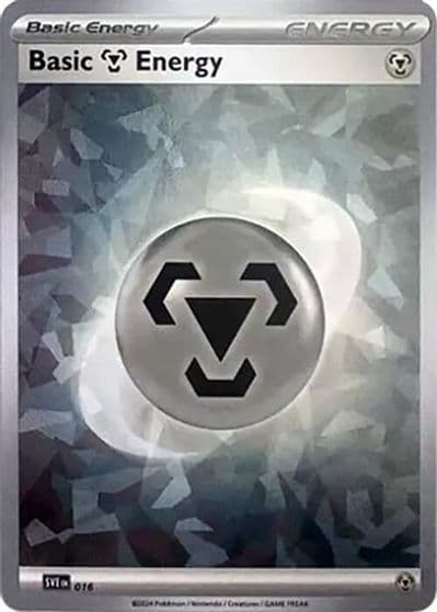 Basic Metal Energy (Cracked Ice Holo) SVE: Scarlet & Violet Energies Pokemon card